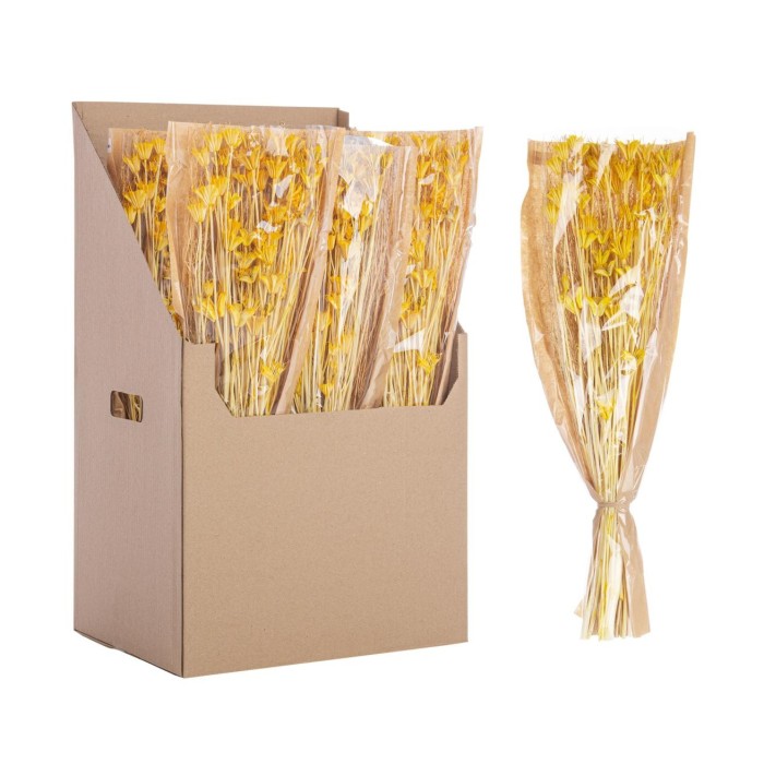 MAZZO FREYA FIORI SECCHI GIALLO